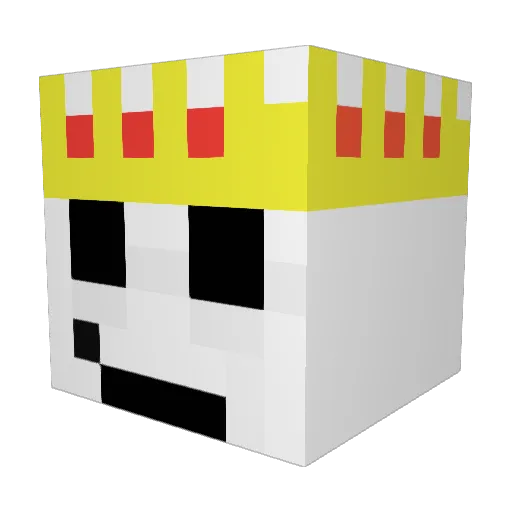 truemayogod Minecraft avatar head, 3D render