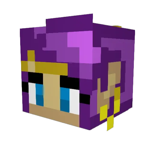 trulyhomestuck Minecraft avatar head, 3D render