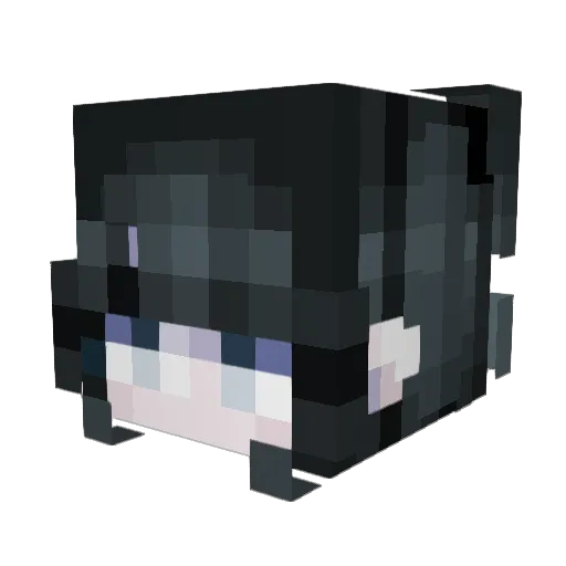 trulylore Minecraft avatar head, 3D render