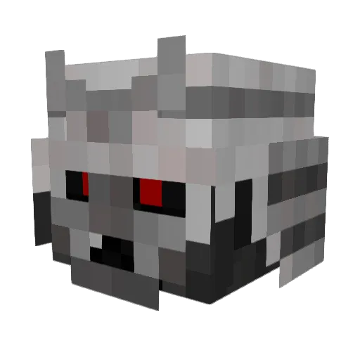 trummell Minecraft avatar head, 3D render