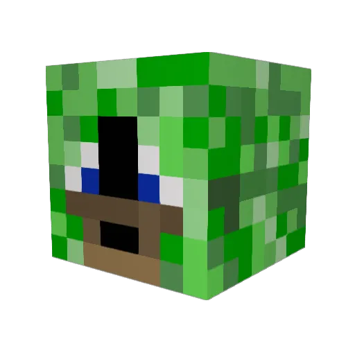 trunkmax77 Minecraft avatar head, 3D render