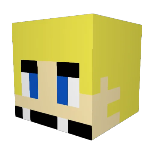 truse431 Minecraft avatar head, 3D render