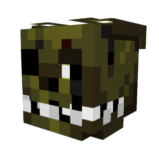 trustoath12 Minecraft avatar head, 3D render