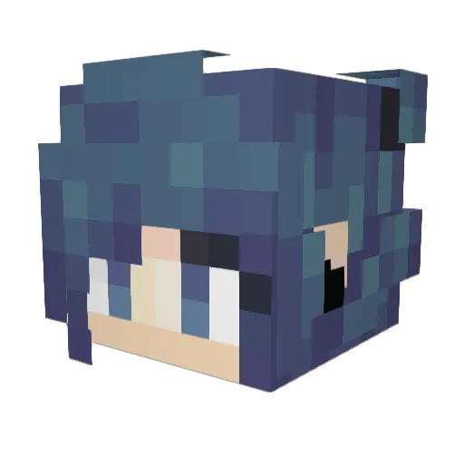 trustytomato Minecraft avatar head, 3D render