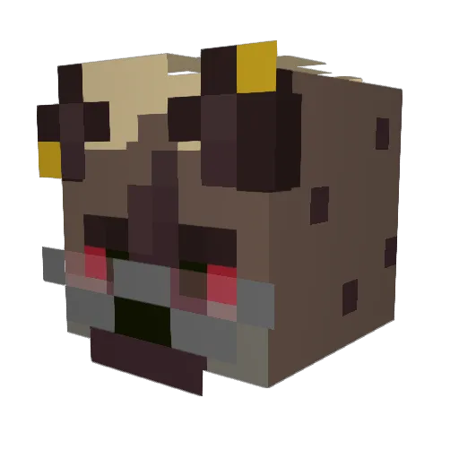 truth_st_rabbit Minecraft avatar head, 3D render