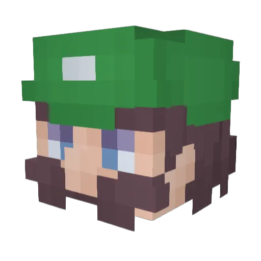 truthtree Minecraft avatar head, 3D render