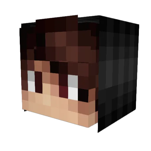 truvor Minecraft avatar head, 3D render