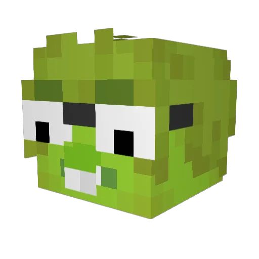 trvex Minecraft avatar head, 3D render