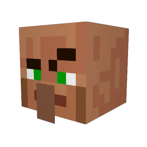 trxvis3 Minecraft avatar head, 3D render