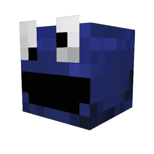 try_hunter Minecraft avatar head, 3D render