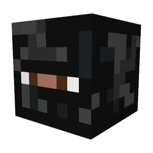 try_now11 Minecraft avatar head, 3D render