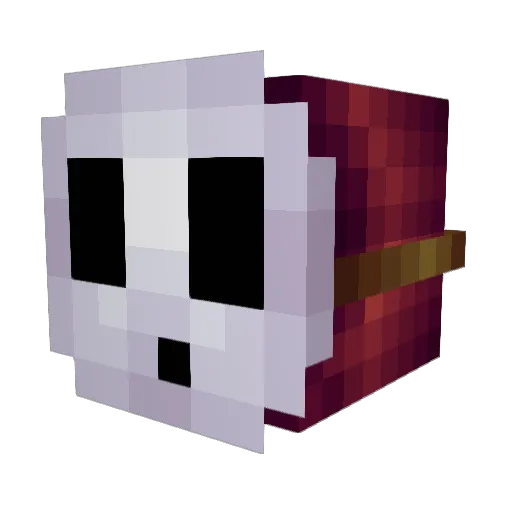 tryclover Minecraft avatar head, 3D render