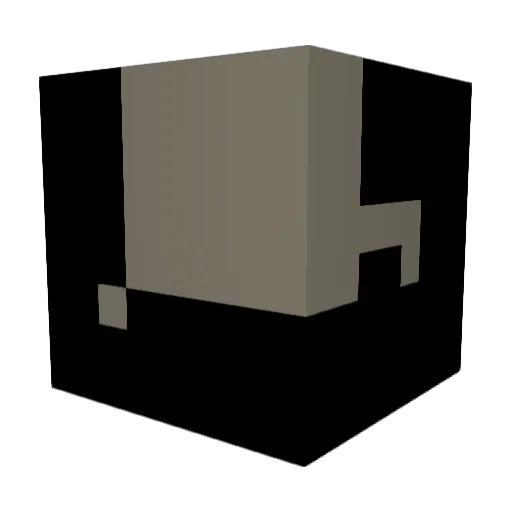 tryhydraa Minecraft avatar head, 3D render