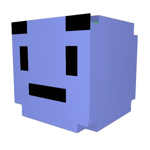 tryingwumbo Minecraft avatar head, 3D render