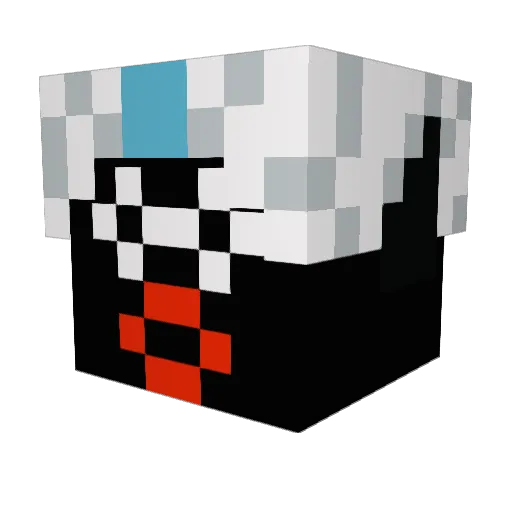 trylls Minecraft avatar head, 3D render