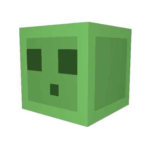 trylokoo Minecraft avatar head, 3D render