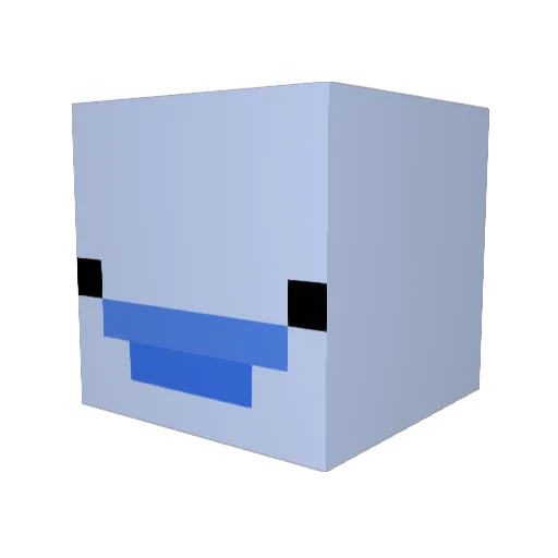 tryqq Minecraft avatar head, 3D render