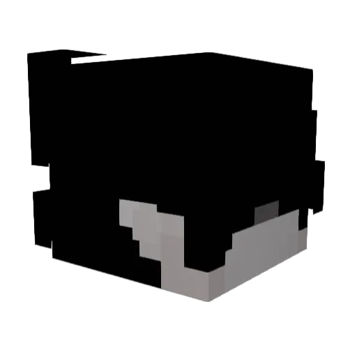 tryveexx Minecraft avatar head, 3D render