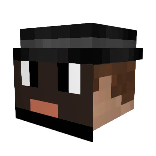 tryx_pvp Minecraft avatar head, 3D render