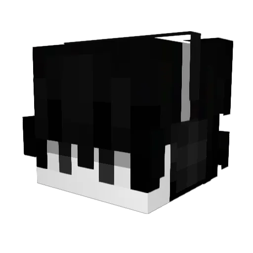 ts0395256500 Minecraft avatar head, 3D render