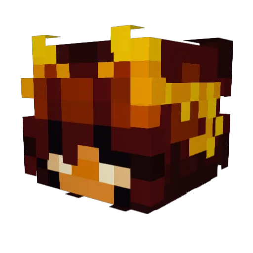 tsWalksy Minecraft avatar head, 3D render