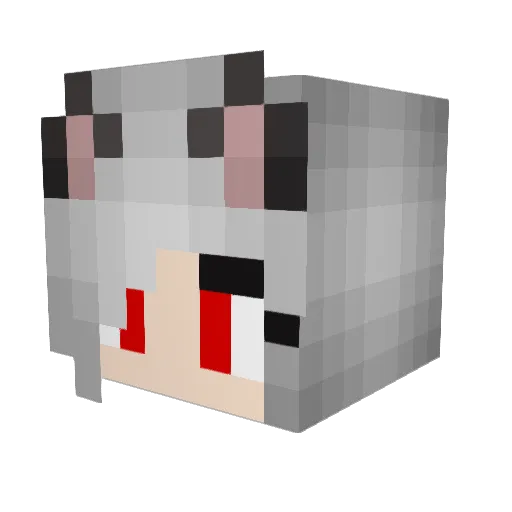 tsaiminyivyy Minecraft avatar head, 3D render