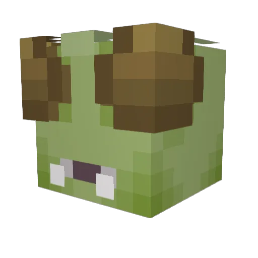 tsarcophagus Minecraft avatar head, 3D render