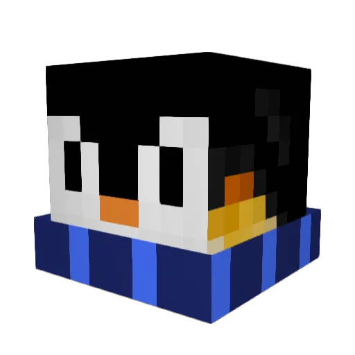 tsardine_ Minecraft avatar head, 3D render