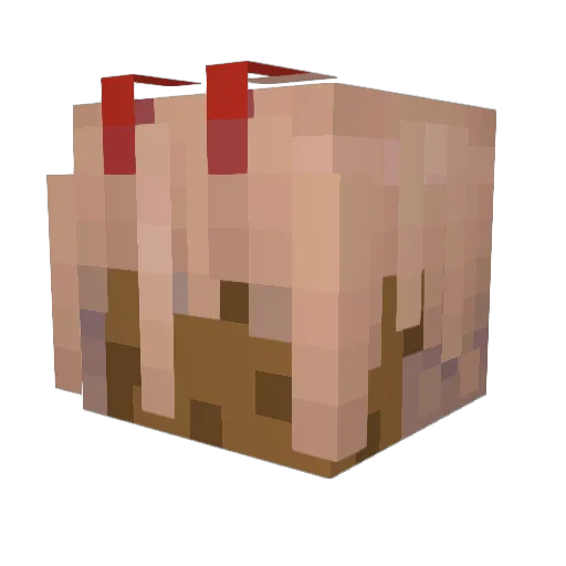 tsb20 Minecraft avatar head, 3D render
