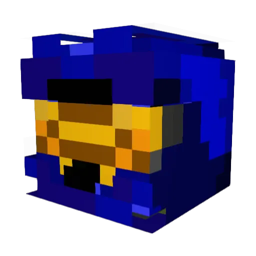 tse3 Minecraft avatar head, 3D render