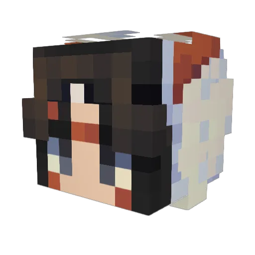 tsekezoo Minecraft avatar head, 3D render