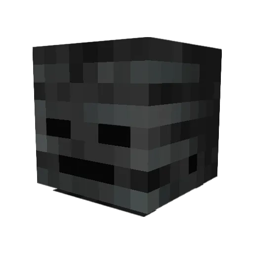 tshootr Minecraft avatar head, 3D render