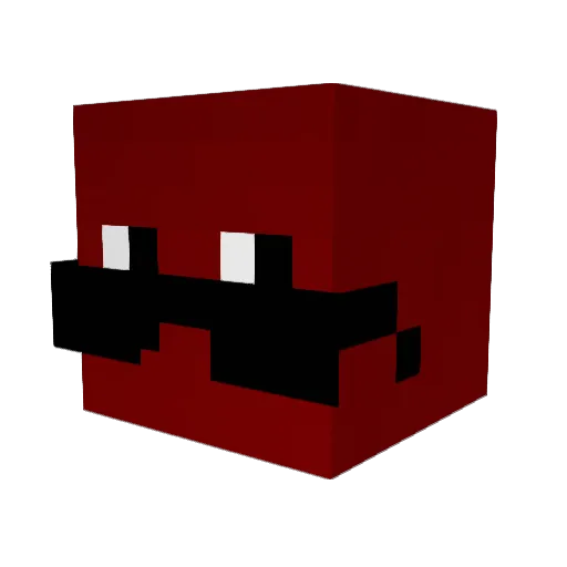 tsiferbleat Minecraft avatar head, 3D render