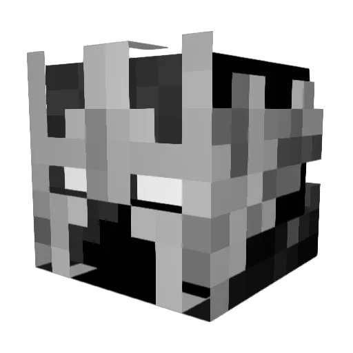 tskrubz Minecraft avatar head, 3D render