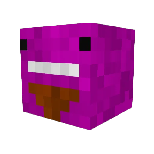 tsots Minecraft avatar head, 3D render
