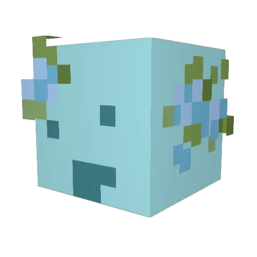 tsquiddo Minecraft avatar head, 3D render