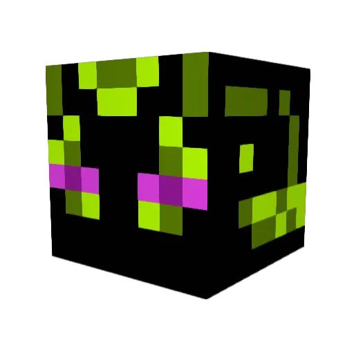 tsr96pithaya Minecraft avatar head, 3D render