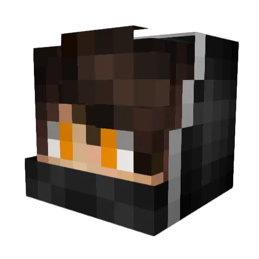 tstuvey Minecraft avatar head, 3D render