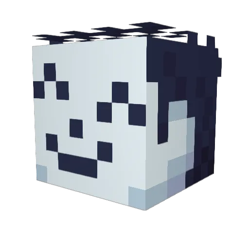 tsubakuro_mc Minecraft avatar head, 3D render