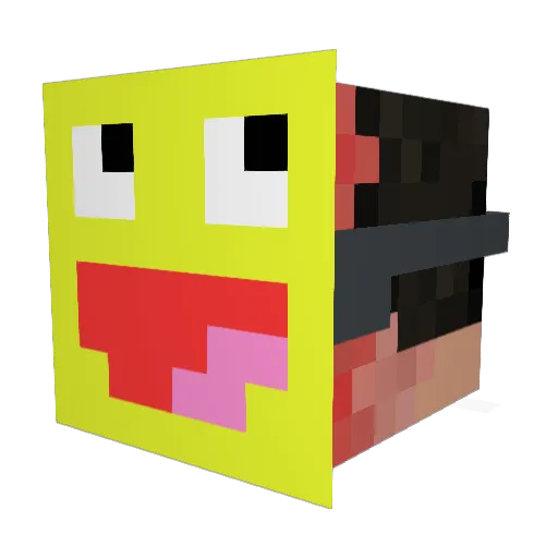 tsubax813 Minecraft avatar head, 3D render