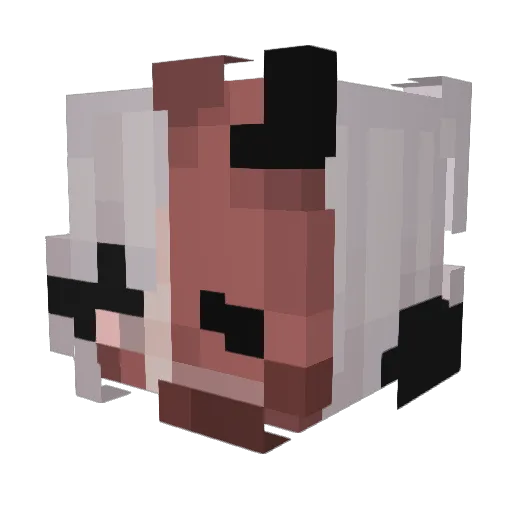 tsugar_ Minecraft avatar head, 3D render