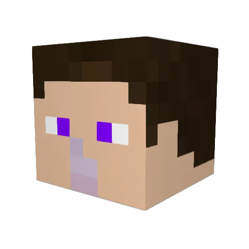 tsukasaz Minecraft avatar head, 3D render