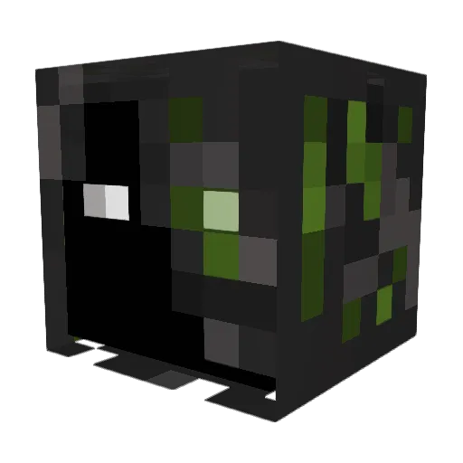 tsukemonmaster Minecraft avatar head, 3D render