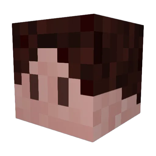 tsuki0266 Minecraft avatar head, 3D render