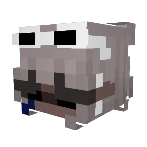 tsukii_luv Minecraft avatar head, 3D render