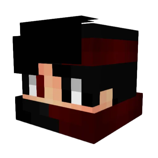 tsukushi717 Minecraft avatar head, 3D render