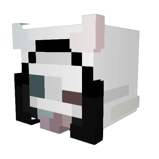 tsukuyomi_1 Minecraft avatar head, 3D render