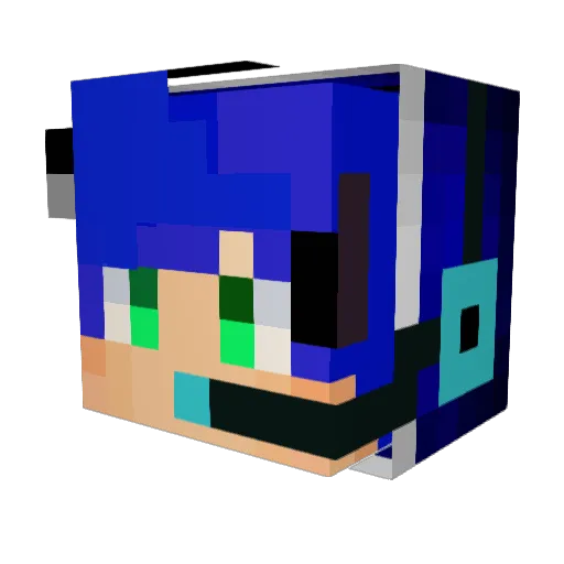 tsunami273 Minecraft avatar head, 3D render