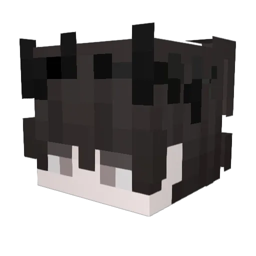tsunamiman Minecraft avatar head, 3D render