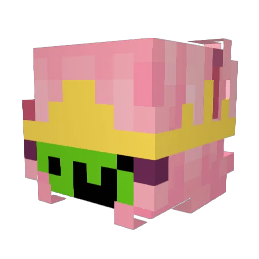 tsunderepaul Minecraft avatar head, 3D render